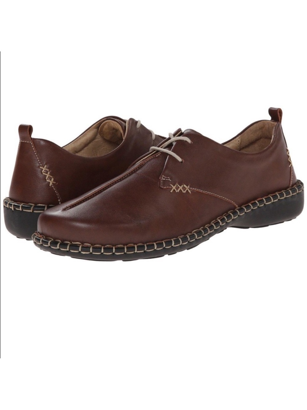 Josef Seibel Lindsay Leather Loafer Brown EU 40 US 9-9.5 - Picture 2 of 13
